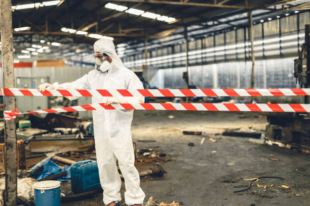 Professional Unattended Death Cleanup technician working in Essington, PA